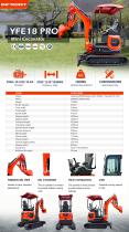 INFRONT Mini Excavator Crawler CE/EPA Crawler Home Bagger 1 Ton 2 Tons Farm pelle Customized Kubota Engine Free Shipping Factory Sale YFE18PRO