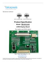 Product Specification Model:TBJ101LV-01 HDMI/VGA Display Board