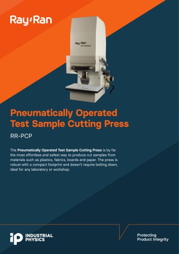 Ray-Ran Pneumatically Operated Test Sample Cutting Press