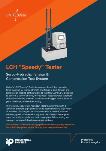 United Testing LCH Speedy Tester