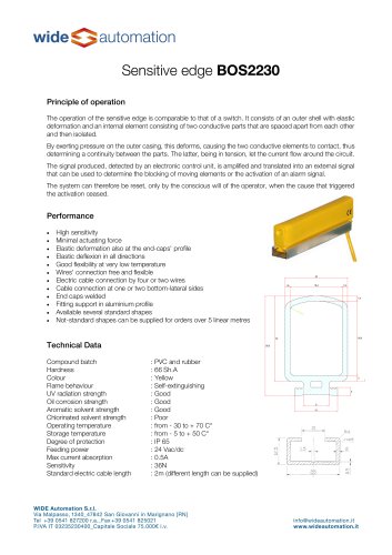 Sensitive edge BOS2230