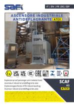 ASCENSORE INDUSTRIALE SCAF AS ATEX (ZONA 0,1 E 2)