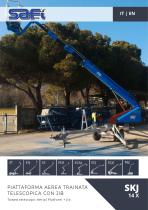 SKJ14 - Piattaforma aerea telescopia trainata + JIB - 14 m - 1