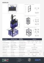 VISION AS - Ascensore da cantiere per persone e cose fino 2.000 kg - 2