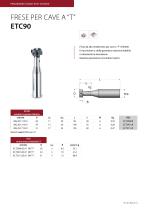 scheda tecnica Avant Easy Change | Frese per cave a “T” ETC90 - 1