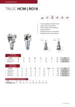 scheda tecnica Frese a copiare RO18 Triloc, Frese ad alta velocità UD90 Triloc, Frese per spallamento HC90 Triloc - 1