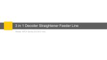 Decoiler straightener feeder MFL4 Series