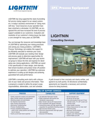 LIGHTNIN Consulting Service