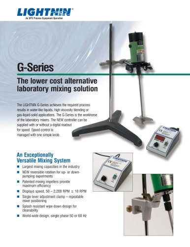 LIGHTNIN G-Series Mixers