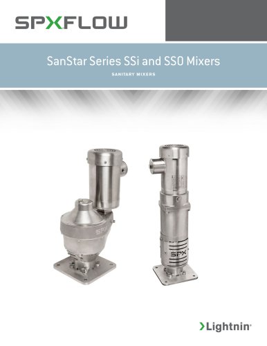 SanStar Series SSi and SSO Mixers