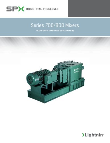 Series 700/800 Mixers