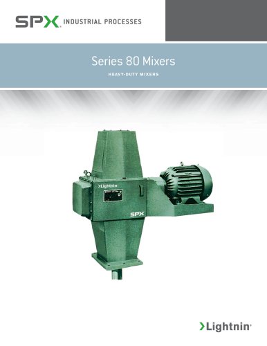 Series 80 Mixers