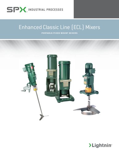 Small Top Entry Portable Mixers ECL