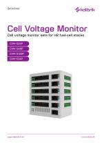 Cell Voltage Monitor CVM–S24P - CVM–S48P -CVM–S120P - CVM–E24P