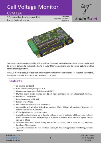 Cell Voltage Monitor CVM32A