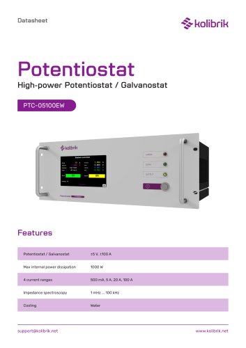 Potentiostat High-power Potentiostat / Galvanostat