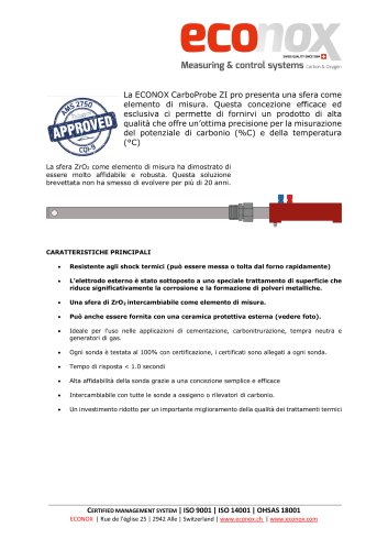 ECONOX CarboProbe ZI PRO (%C)