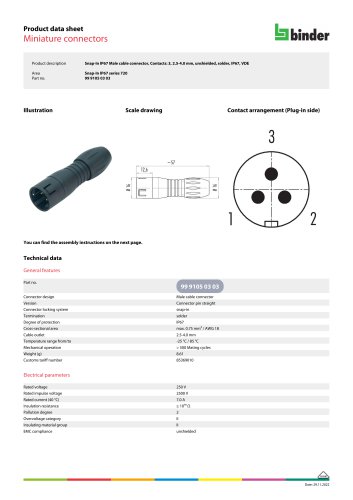 Miniature connectors