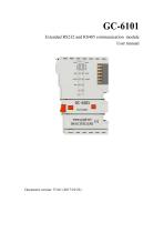 GC-6101 Extended RS232 and RS485 Communication Module