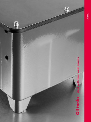 Oil tanks steel with few weld seams
