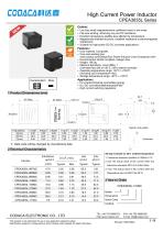 High Current Power Inductor CPEA3635L Series