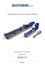 PROGRESSING CAVITY SCREW PUMPS