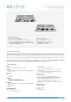 VTC 1910-S Datasheet