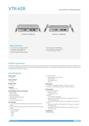 VTK-62B Datasheet