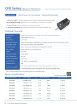 CPD Series Ultrasonic Flow Sensor