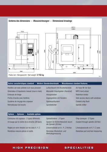 Vertical machining center 51-5AX