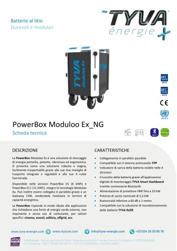 Opuscolo della gamma PowerBox