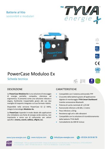 Opuscolo della gamma PowerCase