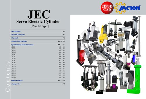 JEC Parallel Servo Electric Cylinders