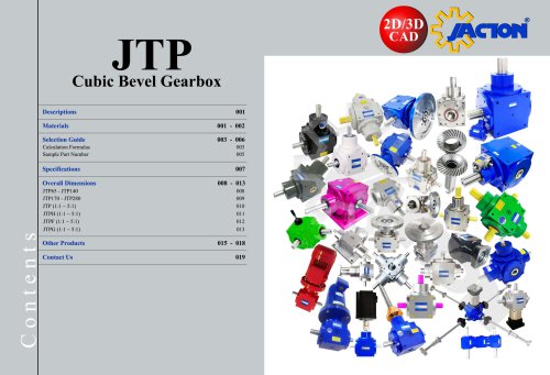 JTP Cubic Bevel Gearbox