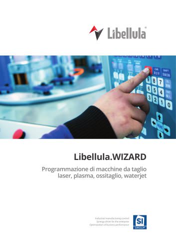 Libellula.WIZARD Programmazione di macchine da taglio laser, plasma, ossitaglio, waterjet