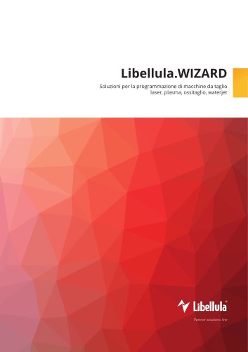 Libellula.WIZARD Soluzioni per la programmazione di macchine de taglio laser, plasma, ossitaglio, waterjet