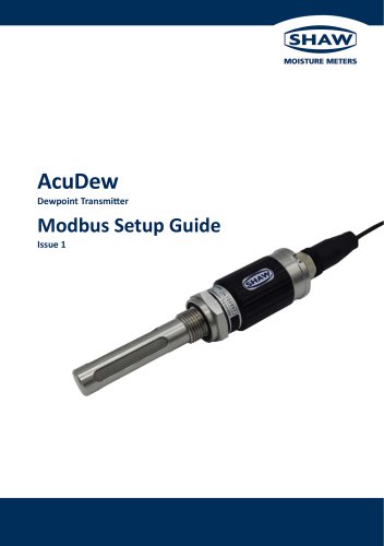 AcuDew Modbus RTU Dewpoint Transmitter Setup Guide
