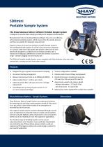 SDHmini Portable Sample System Specification Sheet