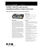 645M-1 4G/LTE multi-service broadband cellular modem and router