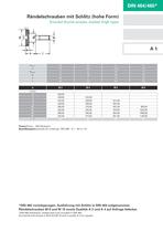 Knurled thumb screws, slotted (high type)