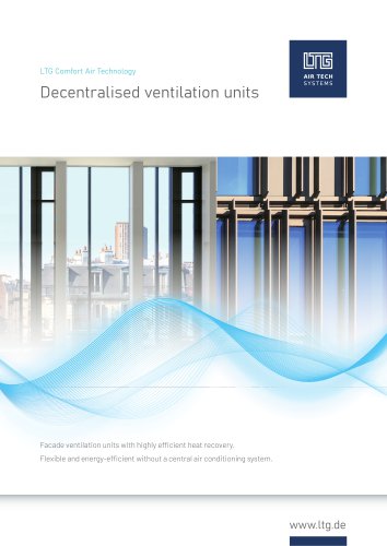 Decentralised ventilation units