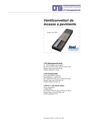 Ventilconvettore pavimento