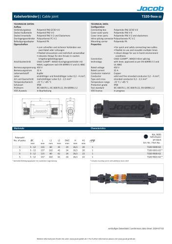 Datasheet JCC Cable Joint