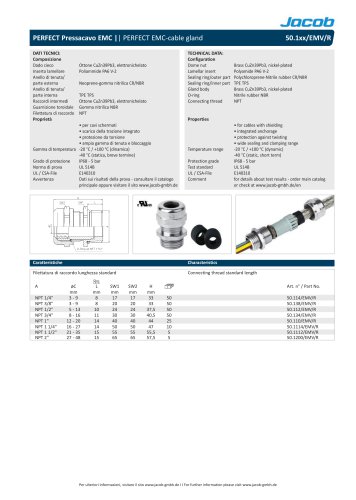 Datasheet PERFECT EMC NPT 50.1xx M/EMV italian