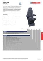 Driver seat KFS 10