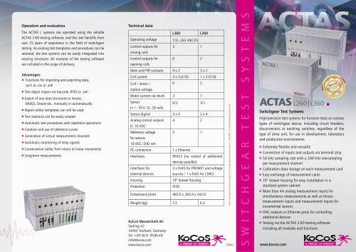 ACTAS L Series