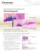 Data Analysis Software for Comprehensive GC ChromSquare