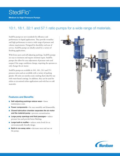 StediFlo Medium to High Pressure Pumps