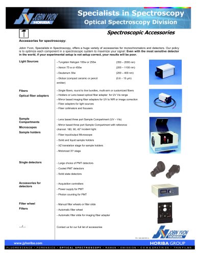 Accessories for Spectroscopy