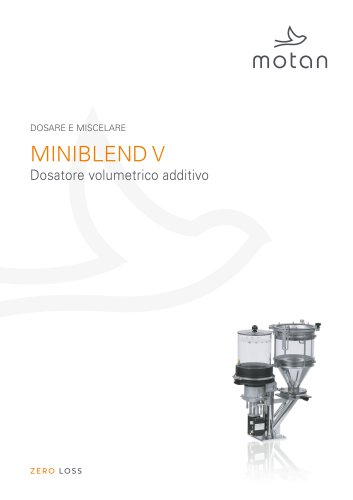 MINIBLEND V Dosatore volumetrico additivo